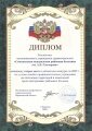 Диплом конкурса за 2009 год на лучшее лечебно-профилактическое учреждение по состоянию территорий и помещений среди центральных районных больниц
