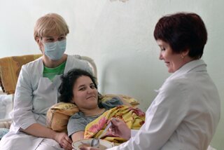 Ксюша Любочкина с Ларисой Поповой и Ириной Денисенко